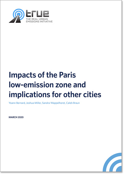 Impacts of the Paris low-emission zone and implications for other cities