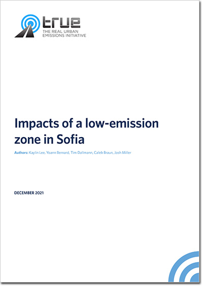 The impact of a low emission zone in Sofia