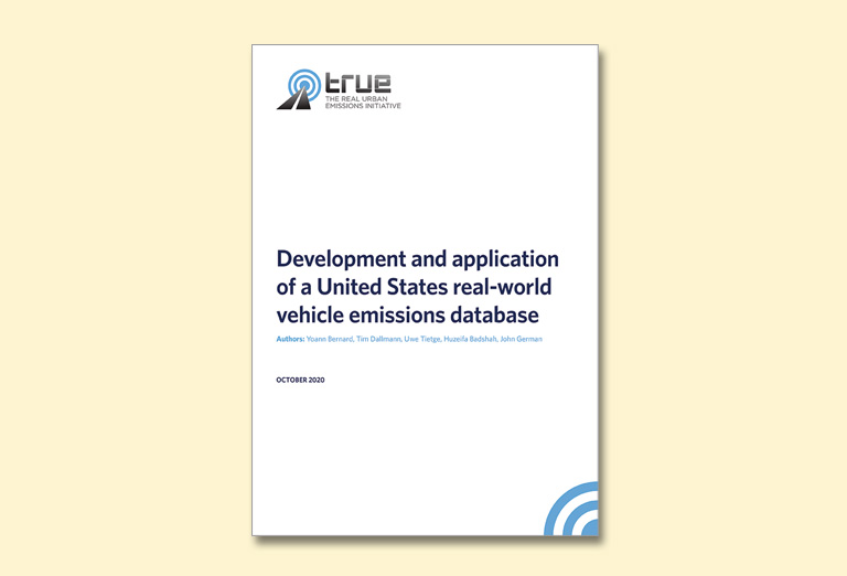 Development and application of a US real-world vehicle emissions database