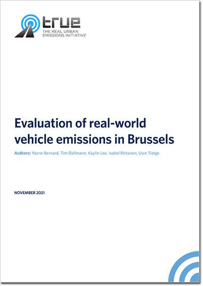 Evaluation of real-world vehicle emissions in Brussels