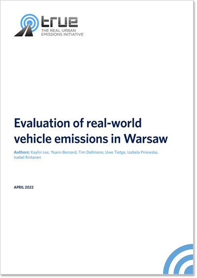 Evaluation of real-world vehicle emissions in Warsaw