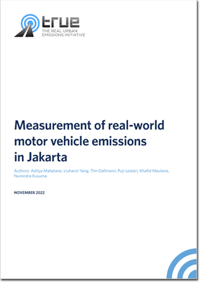 Measurement of real-world motor vehicle emissions in Jakarta
